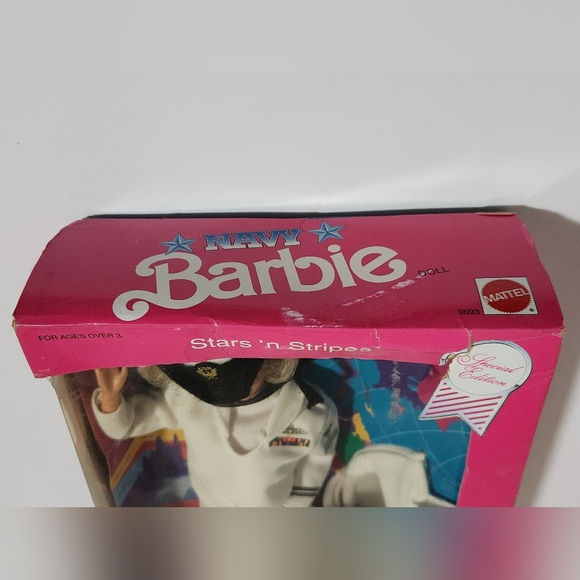 1990 Navy Barbie Stars n Stripes (Vintage Military Dolls) 122 - Picture 5 of 10